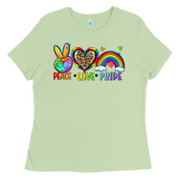 Matcha peace love pride Ladies Tee - Zillion Design Studio