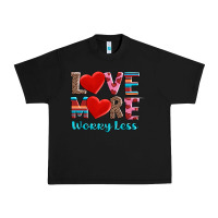 Black love more worry less Urban Heavy Tee - AdoDesignShop