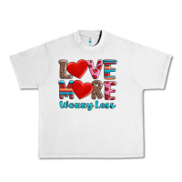 Lunar Rock love more worry less Urban Heavy Tee - AdoDesignShop