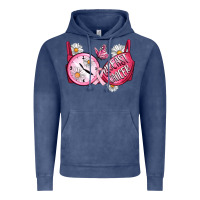 Vintage Denim Hour Breast Cancer Bra Vintage Hoodie - Artiststas
