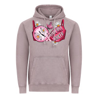 Vintage Zinc Hour Breast Cancer Bra Vintage Hoodie - Artiststas
