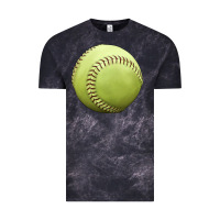 Cloud Black softball ball Vintage Tee - JahusDesignShop
