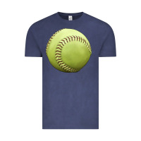 Vintage Denim softball ball Vintage Tee - JahusDesignShop