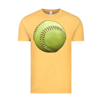 Vintage Mustard softball ball Vintage Tee - JahusDesignShop