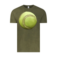Vintage Olive softball ball Vintage Tee - JahusDesignShop