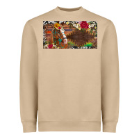 Western Turquoise Gemstone Horse Cowhide Leopard Floral Background Lic Heavyweight Sweatshirt | Teevron