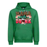 Emerald Mama needs a drink mothers day Urban Hoodie - CowGirlArtShop