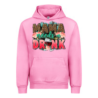Fuchsia Pink Mama needs a drink mothers day Urban Hoodie - CowGirlArtShop