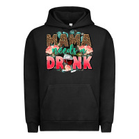 Pigment Black Mama needs a drink mothers day Urban Hoodie - CowGirlArtShop