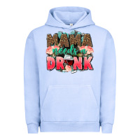 Pigment Grape Ice Mama needs a drink mothers day Urban Hoodie - CowGirlArtShop