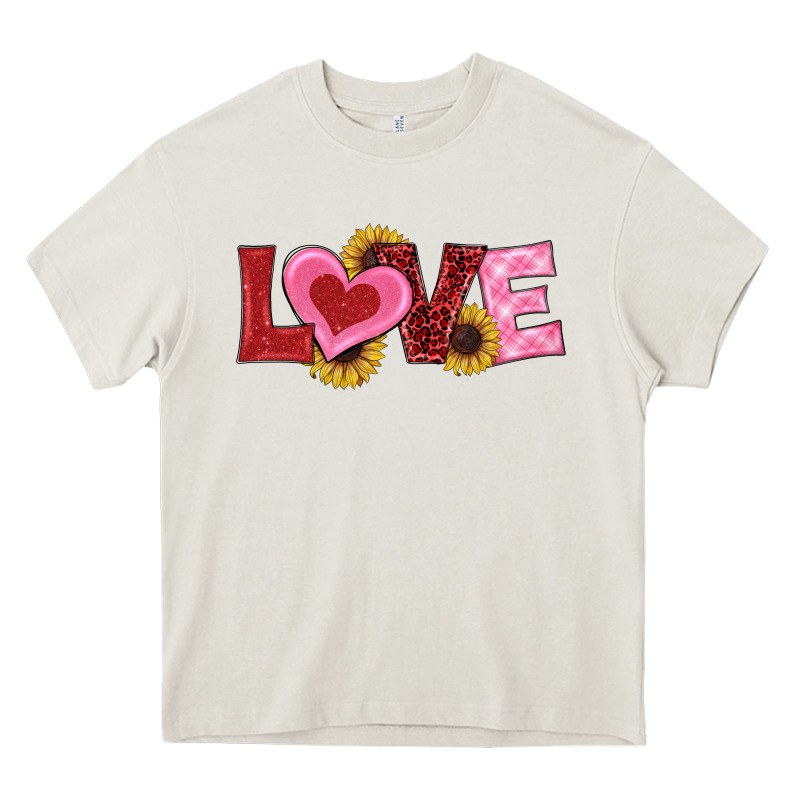 Valentine's Day Love Sunflowers Heavy Core Tee by RanaPortraitStore | Teevron