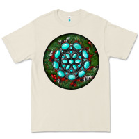 Bone Christmas Round Turquoise Gemstone Premium Tee - RanaPortraitStore