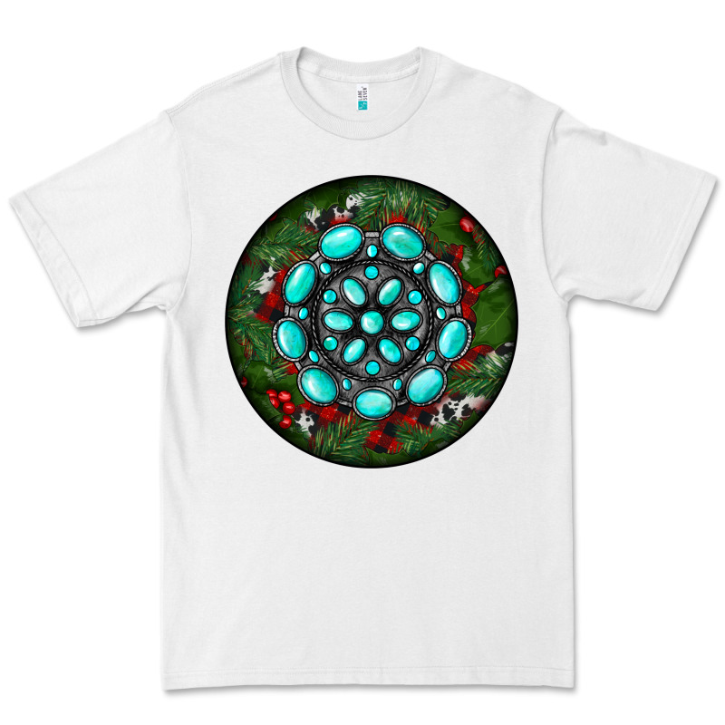 Christmas Round Turquoise Gemstone Premium Tee by RanaPortraitStore | Teevron
