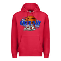 Cardinal Game day Basketball Premium Hoodie - NancyCooperArtShop