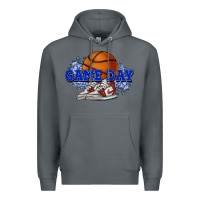 Rock Game day Basketball Premium Hoodie - NancyCooperArtShop