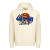 Sandshell Game day Basketball Premium Hoodie - NancyCooperArtShop