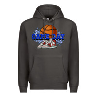 Smoke Game day Basketball Premium Hoodie - NancyCooperArtShop