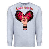 Heather Grey Love Rocks Premium Sweatshirt - Bettercallsaul