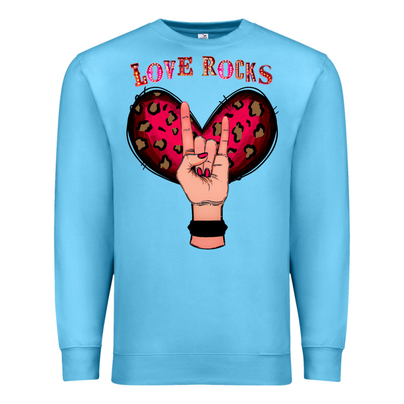 Love Rocks Premium Sweatshirt by Bettercallsaul | Teevron