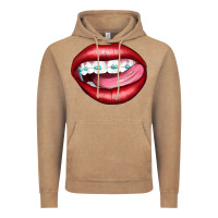 Vintage Coffee Lips Dental Braces Vintage Hoodie - Artiststas