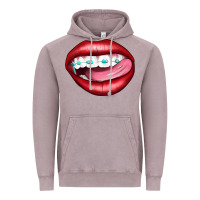 Vintage Zinc Lips Dental Braces Vintage Hoodie - Artiststas