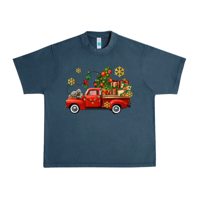 Christmas Truck Urban Heavy Tee by AdoDesignShop | Teevron