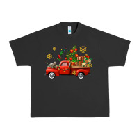 Pigment Black Christmas truck Urban Heavy Tee - AdoDesignShop