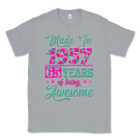 Heather Grey made in 1957, 65 years of being awesome kopya Classic Tee - Jasminsmagicworld