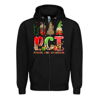 Black pct patient care technician christmas Zipper Hoodie - MaliasSmallBusiness