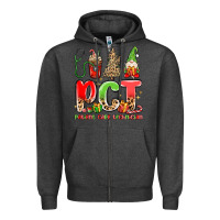 Charcoal Heather pct patient care technician christmas Zipper Hoodie - MaliasSmallBusiness
