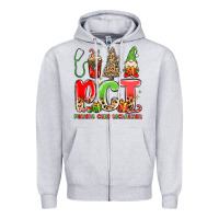 Heather Grey pct patient care technician christmas Zipper Hoodie - MaliasSmallBusiness