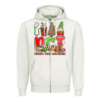 Oatmeal Heather pct patient care technician christmas Zipper Hoodie - MaliasSmallBusiness