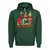 Sports Green pct patient care technician christmas Zipper Hoodie - MaliasSmallBusiness