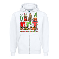 White pct patient care technician christmas Zipper Hoodie - MaliasSmallBusiness