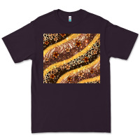 Plum melanin leopard glitter Premium Tee - Zillion Design Studio