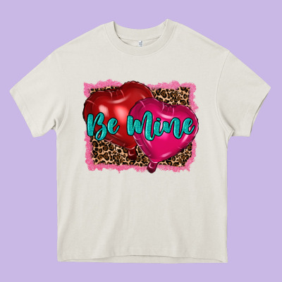 Valentine's Day Be Mine Heavy Core Tee Designed By Ranaportraitstore