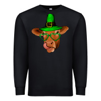 Black St Patricks Day Cow Premium Sweatshirt - Bettercallsaul