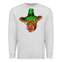 Dove Grey St Patricks Day Cow Premium Sweatshirt - Bettercallsaul
