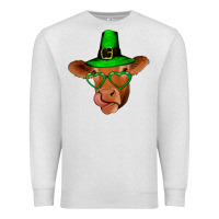 Oatmeal Heather St Patricks Day Cow Premium Sweatshirt - Bettercallsaul
