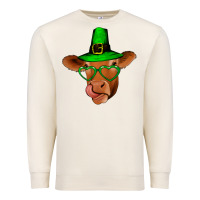 Sandshell St Patricks Day Cow Premium Sweatshirt - Bettercallsaul