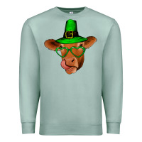 Seafoam St Patricks Day Cow Premium Sweatshirt - Bettercallsaul