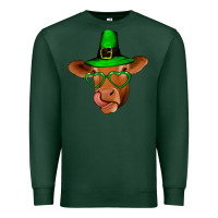 Sports Green St Patricks Day Cow Premium Sweatshirt - Bettercallsaul