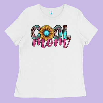 Cool Mom Ladies Tee Designed By Jahusdesignshop
