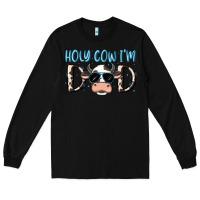 Black holy cow i'm dad Long Sleeve Tee - MaliasSmallBusiness