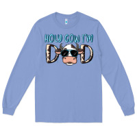 Colony Blue holy cow i'm dad Long Sleeve Tee - MaliasSmallBusiness