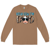 Toasted Coconut holy cow i'm dad Long Sleeve Tee - MaliasSmallBusiness