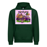 Forest Green Mardi Gras with gnomies tumbler Urban Hoodie - HowdyJamesFarm
