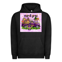 Pigment Black Mardi Gras with gnomies tumbler Urban Hoodie - HowdyJamesFarm