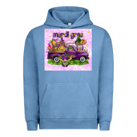 Pigment Pebble Blue Mardi Gras with gnomies tumbler Urban Hoodie - HowdyJamesFarm