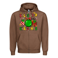 Chestnut balls deep into christmas Zipper Hoodie - MaliasSmallBusiness